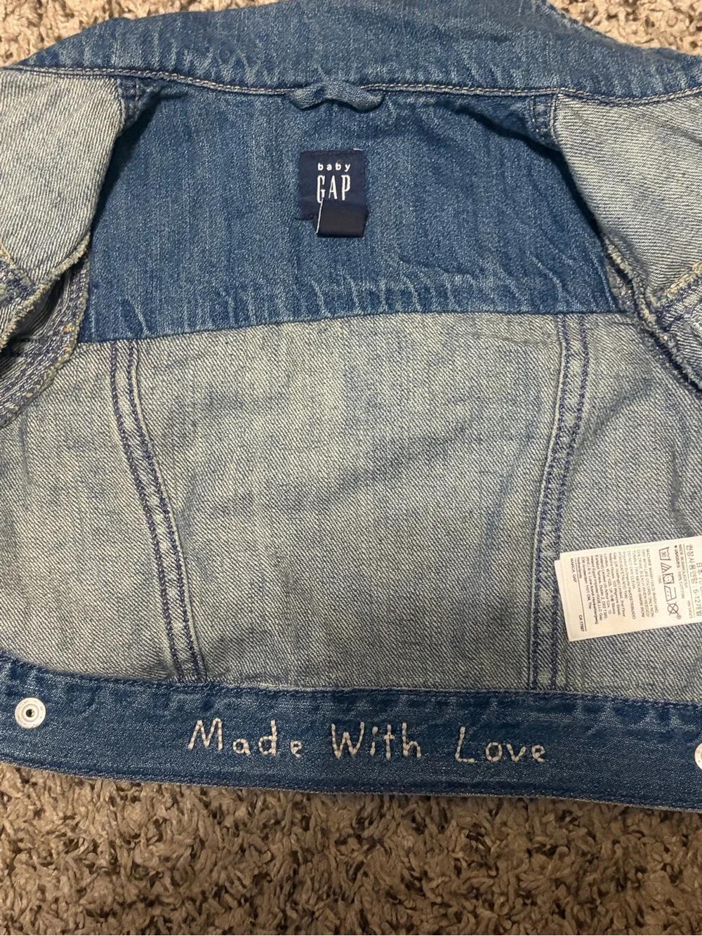 GAP Kids Medium Blue Denim Jacket